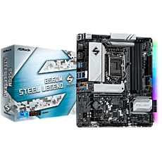 ASROCK Main Board Desktop B560M STEEL LEGEND (S1200, B560, 4xDDR4, 1xPCIe 4.0x16, 2xPCIe 3.0x1, 6xSATA, 1xM.2 PCIe Gen4x4, 1xM.2, 1x USB3.2 Gen2, 6x USB3.2 Gen1, 6x USB2.0, DP, HDMI, 2.5GLAN, POLYCHROME RGB, mATX, Retail) ASROCK Main Board Desktop B560M STEEL LEGEND (S1200, B560, 4xDDR4, 1xPCIe 4.0x16, 2xPCIe 3.0x1, 6xSATA, 1xM.2 PCIe Gen4x4, 1xM.2, 1x USB3.2 Gen2, 6x USB3.2 Gen1, 6x USB2.0, DP, HDMI, 2.5GLAN, POLYCHROME RGB, mATX, Retail)