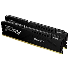 Памет Kingston FURY, Beast Black, 32GB(2x16GB), DDR5, PC5-41600, 5200MHz, CL40, KF552C40BBK2-32