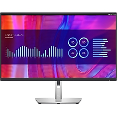 Dell P3223DE, 31.5" Wide LED AG IPS Panel, 5ms, 1000:1, 350 cd/m2, 2560x1440, 99% Srgb, HDMI, DP, USB-C hub, USB 3.2 Gen 1, RJ45, ComfortView, Height, Pivot, Swivel, tilt, Black