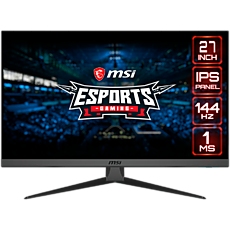 MSI Optix G272 Gaming Monitor, 27" 144Hz, FHD (1920x1080) 16:9, IPS Anti-glare, 1ms, 250nits, 1000:1, 178°/178°, Adaptive Sync, Adjustable Stand, 1x DP, 2x HDMI, 3Y Warranty MSI Optix G272 Gaming Monitor, 27" 144Hz, FHD (1920x1080) 16:9, IPS Anti-glare, 1ms, 250nits, 1000:1, 178°/178°, Adaptive Sync, Adjustable Stand, 1x DP, 2x HDMI, 3Y Warranty