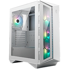 MSI MPG GUNGNIR 110R WHITE, Mid-Tower, ATX/Micro-ATX/Mini-ITX, 2x USB 3.2 Gen 1 Type-A, 1x USB 3.2 Gen 2x2 Type-C, 1x Audio/1x Mic, ARGB Hub, RGB Button, 4x 120mm ARGB Fans, Glass Front Panel, 4mm Tempered Glass MSI MPG GUNGNIR 110R WHITE, Mid-Tower, ATX/Micro-ATX/Mini-ITX, 2x USB 3.2 Gen 1 Type-A, 1x USB 3.2 Gen 2x2 Type-C, 1x Audio/1x Mic, ARGB Hub, RGB Button, 4x 120mm ARGB Fans, Glass Front Panel, 4mm Tempered Glass