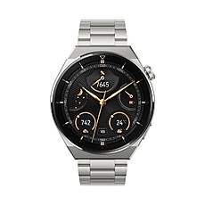 Huawei Watch GT 3 Pro 46mm, Odin-B19M, 1.43", Amoled, 466x466, PPI 326, 4GB, Bluetooth 5.2 supports BLE/BR/EDR, 5ATM, NFC, GPS, Battery 530 maAh, Light Titanium Case