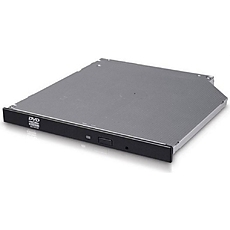 Hitachi-LG GUD1N Slim Internal 9.5mm DVD-RW, Super Multi, Double Layer, M-Disk Support, Black