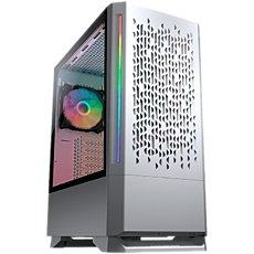 COUGAR MX430 Air RGB (White), Mid Tower, Mini ITX / Micro ATX / ATX, USB 3.0 x 2, USB 2.0 x 1, Mic x 1 / Audio x 1, Reset Button, RGB Button, 3x ARGB