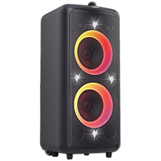 Multimedia Speakers F&D PA300, Bluetooth 5.0, RMS: 100W(50W*2), Subwoofer: 7", LED display, Multicolor, FM, Optical, USB, AUX, Remote control, microphone, Built-in 7Ah rechargeable battery Multimedia Speakers F&D PA300, Bluetooth 5.0, RMS: 100W(50W*2), Subwoofer: 7", LED display, Multicolor, FM, Optical, USB, AUX, Remote control, microphone, Built-in 7Ah rechargeable battery
