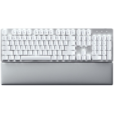 Razer Pro Type Ultra - US Layout, Wireless Mechanical Keyboard for Productivity, Razer Yellow Mechanical Switch, Bluetooth and Razer HyperSpeed (2.4GHz), Backlit keys (white LED), USB-C, Plush leatherette wrist rest, Soft-touch coating