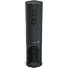 Bolsena, Electric wine opener with Prestigio Logo, aerator , vacuum preserver, Black color