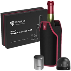 Wine Stopper + Champagne Stopper + Sleeve