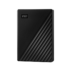 Външен хард диск Western Digital My Passport, 5TB, 2.5" HDD, USB 3.2, Черен