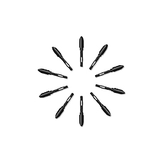 Резервни накрайници HUION PN04, 10 бр. за писалки PW100/PW201
