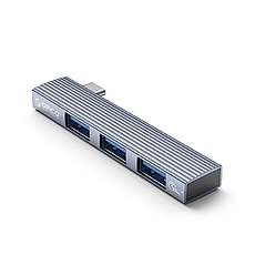 Orico хъб USB3.0/2.0 HUB 3 port TYPE C, Aluminum - AH-W13-GY