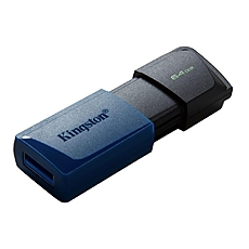 USB памет KINGSTON DataTraveler Exodia M, 64GB, USB 3.2 Gen 1, Черна