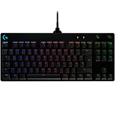 LOGITECH G PRO Corded Mechanical Gaming Keyboard - BLACK - US INT'L - USB