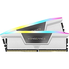 Памет Corsair Vengeance White RGB 32GB(2x16GB) DDR5 PC5-41600 5200MHz CL40 CMH32GX5M2B5200C40W