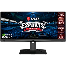 MSI OPTIX MAG301RF Gaming Monitor 29.5" 200Hz, FHD (2560x1080) 21:9, Anti-Glare, 1ms, 300nits, 1000:1, 178°/178°, G-sync Compatible, 2xHDMI 2.0, 1xDP, 1x Earphone out, Adjustable stand, 3Y MSI OPTIX MAG301RF Gaming Monitor 29.5" 200Hz, FHD (2560x1080) 21:9, Anti-Glare, 1ms, 300nits, 1000:1, 178°/178°, G-sync Compatible, 2xHDMI 2.0, 1xDP, 1x Earphone out, Adjustable stand, 3Y