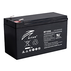 Оловна Батерия RITAR (RT1232)  12V / 3.2 Ah - AGM 134 / 67 / 60 mm