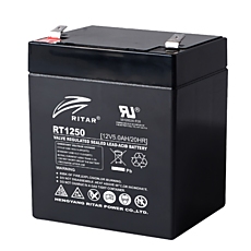 Оловна Батерия (RT1250) AGM  12V / 5Ah - 90 / 70 / 101mm терминал 2  RITAR