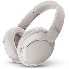 TCL Over-Ear Bluetooth + ANC Headset, HRA , slim fold, Frequency: 9-40K, Sensitivity: 94 dB, Driver Size: 40mm, Impedence: 86 Ohm, Acoustic system: closed, Max power input: 50mW, Bluetooth (BT 4.2) & 3.5mm jack, Hi-Res Audio & ANC, Color Cement Gray TCL Over-Ear Bluetooth + ANC Headset, HRA , slim fold, Frequency: 9-40K, Sensitivity: 94 dB, Driver Size: 40mm, Impedence: 86 Ohm, Acoustic system: closed, Max power input: 50mW, Bluetooth (BT 4.2) & 3.5mm jack, Hi-Res Audio & ANC, Color Cement Gray