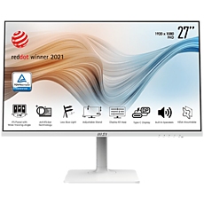 MSI Modern MD271PW Monitor, 27" 75Hz, FHD (1920x1080) 16:9, IPS Anti-glare, 5ms, 250nits, 1000:1, 178°/178°, Adjustable Stand, Anti-Flicker,1x HDMI, 1x Type-C, 3Y Warranty MSI Modern MD271PW Monitor, 27" 75Hz, FHD (1920x1080) 16:9, IPS Anti-glare, 5ms, 250nits, 1000:1, 178°/178°, Adjustable Stand, Anti-Flicker,1x HDMI, 1x Type-C, 3Y Warranty