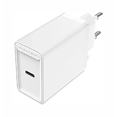 Vention бързо зарядно Fast Charger Wall - QC4.0, PD3.0 Type-C, 20W White - FADW0