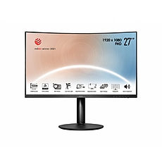 MSI Modern MD271CP, 27"1920x1080 (FHD), 75Hz, 4ms, VA, 250 nits, 1500R, USB-C & HDMI, Adaptive Sync, CURVED, Type-C, Height Adjustable Stand, Eye care MSI Modern MD271CP, 27"1920x1080 (FHD), 75Hz, 4ms, VA, 250 nits, 1500R, USB-C & HDMI, Adaptive Sync, CURVED, Type-C, Height Adjustable Stand, Eye care