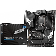 MSI PRO Z790-A WIFI DDR4, Socket 1700, Dual Channel DDR4 5333+MHz, 3x PCIe x16 slot, 4x M.2 slot, 1x HDMI, 2x USB 3.2 Gen 1, 4x USB 2.0, 1x USB 3.2 Gen 2, 7.1 HD Audio, 2.5Gbps LAN, 3Y MSI PRO Z790-A WIFI DDR4, Socket 1700, Dual Channel DDR4 5333+MHz, 3x PCIe x16 slot, 4x M.2 slot, 1x HDMI, 2x USB 3.2 Gen 1, 4x USB 2.0, 1x USB 3.2 Gen 2, 7.1 HD Audio, 2.5Gbps LAN, 3Y