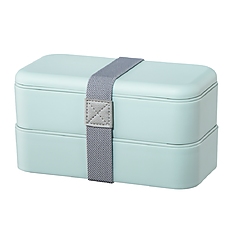 Xavax To Go, Кутия за храна Bento Box, 2 бр по 500ml,пастелно синьо