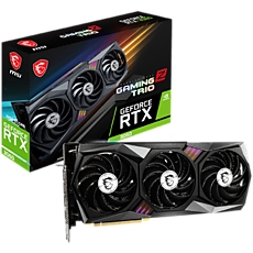 MSI Video Card Nvidia GeForce RTX 3060 GAMING Z TRIO 12G, 12GB GDDR6, 192-bit, 360 GB/s, 15 Gbps, 1867 MHz Boost, 3584 CUDA Cores, PCIe 4.0, 3x DisplayPort 1.4a, HDMI 2.1, RAY TRACING, Triple-Fan, 550W Recommended PSU, Aluminum Backplate, 3Y MSI Video Card Nvidia GeForce RTX 3060 GAMING Z TRIO 12G, 12GB GDDR6, 192-bit, 360 GB/s, 15 Gbps, 1867 MHz Boost, 3584 CUDA Cores, PCIe 4.0, 3x DisplayPort 1.4a, HDMI 2.1, RAY TRACING, Triple-Fan, 550W Recommended PSU, Aluminum Backplate, 3Y