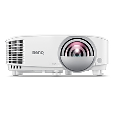 Видеопроектор BenQ MX808STH, DLP, XGA, 3600 ANSI, 20 000:1, Късофокусен, бял