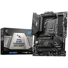 MSI MAG B760 TOMAHAWK WIFI DDR4, ATX, Socket 1700, Dual Channel DDR4 5333(OC)MHz, 2x PCIe x16 slots, 3x M.2 slots, 1x HDMI, 1x DP, 1x USB 3.2 Gen 2x2 Type-C, 4x USB 3.2 Gen 2, 4x USB 2.0, 7.1 HD Audio, 2.5Gbps LAN, WI-FI 6E, BT, 3Y MSI MAG B760 TOMAHAWK WIFI DDR4, ATX, Socket 1700, Dual Channel DDR4 5333(OC)MHz, 2x PCIe x16 slots, 3x M.2 slots, 1x HDMI, 1x DP, 1x USB 3.2 Gen 2x2 Type-C, 4x USB 3.2 Gen 2, 4x USB 2.0, 7.1 HD Audio, 2.5Gbps LAN, WI-FI 6E, BT, 3Y