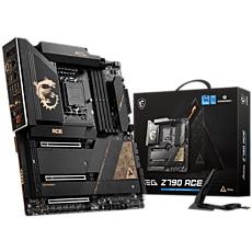 MSI MEG Z790 ACE, Socket 1700, Dual Channel DDR5 7800+MHz (OC), 3x PCIe x16 slot, 5x M.2 slot, 1x Type-C DP, 7x USB 3.2 Gen 2, 1x USB 3.2 Gen2 Type C, Thunderbolt 4, 7.1 HD Audio, 2x 2.5Gbps LAN, WIFI, BT, 3Y MSI MEG Z790 ACE, Socket 1700, Dual Channel DDR5 7800+MHz (OC), 3x PCIe x16 slot, 5x M.2 slot, 1x Type-C DP, 7x USB 3.2 Gen 2, 1x USB 3.2 Gen2 Type C, Thunderbolt 4, 7.1 HD Audio, 2x 2.5Gbps LAN, WIFI, BT, 3Y