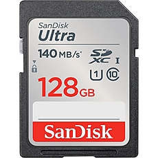 Карта памет SANDISK Ultra SDXC, 128GB, Class 10, U1, 140 Mb/s