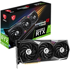 MSI Video Card Nvidia GeForce RTX 3060 Ti GAMING Z TRIO 8GD6X, 8GB GDDR6X, 256-bit, 19GBps, Boost: 1845 MHz, 4864 CUDA Cores, PCIe 4.0, 3x DP 1.4a, HDMI 2.1, RAY TRACING, Triple Fan, 600W Recommended PSU, Metal Backplate MSI Video Card Nvidia GeForce RTX 3060 Ti GAMING Z TRIO 8GD6X, 8GB GDDR6X, 256-bit, 19GBps, Boost: 1845 MHz, 4864 CUDA Cores, PCIe 4.0, 3x DP 1.4a, HDMI 2.1, RAY TRACING, Triple Fan, 600W Recommended PSU, Metal Backplate