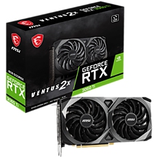 MSI Video Card Nvidia RTX 3060 Ti VENTUS 2X 8GD6X, 8GB GDDR6, 256-bit, 19GBps, Boost: 1665 MHz, 4864 CUDA Cores, PCIe 4.0, 3x DP 1.4a, HDMI 2.1, RAY TRACING, Dual Fan, 600W Recommended PSU, 3Y MSI Video Card Nvidia RTX 3060 Ti VENTUS 2X 8GD6X, 8GB GDDR6, 256-bit, 19GBps, Boost: 1665 MHz, 4864 CUDA Cores, PCIe 4.0, 3x DP 1.4a, HDMI 2.1, RAY TRACING, Dual Fan, 600W Recommended PSU, 3Y