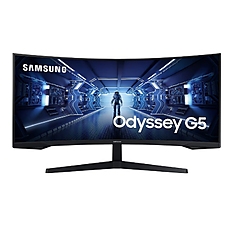 Samsung LC34G55T, 34" CURVED VA, 1000R, 165 Hz, 1 ms MPRT, 21:9, 3440 x 1440, HDR10, 250 cd/m2, 2500:1 Contrast, Mega DCR, Eye Saver, Flicker Free, FreeSync Premium, Black Equalizer, Low Input Lag, DP 1.4, HDMI 2.0, Headphone, 178°/178°, Black Samsung LC34G55T, 34" CURVED VA, 1000R, 165 Hz, 1 ms MPRT, 21:9, 3440 x 1440, HDR10, 250 cd/m2, 2500:1 Contrast, Mega DCR, Eye Saver, Flicker Free, FreeSync Premium, Black Equalizer, Low Input Lag, DP 1.4, HDMI 2.0, Headphone, 178°/178°, Black