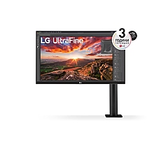 LG 27UN880P-B, 27" UltraFine UHD, IPS 4K, 5ms, 1000:1, 350cd/m2, 3840 x 2160, sRGB 99%, HDR 400, HDMI, USB-C, DisplayPort, AMD FreeSync, Headphone out, Tilt, Height (Range), Swivel, Pivot, MAXX Audio 5W, Black LG 27UN880P-B, 27" UltraFine UHD, IPS 4K, 5ms, 1000:1, 350cd/m2, 3840 x 2160, sRGB 99%, HDR 400, HDMI, USB-C, DisplayPort, AMD FreeSync, Headphone out, Tilt, Height (Range), Swivel, Pivot, MAXX Audio 5W, Black