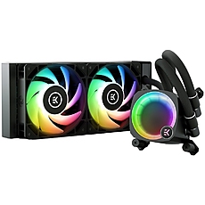 EK-Nucleus AIO CR240 Lux D-RGB, 2x EK-FPT FAN 120 D-RGB PWM fans, Rotatable ARGB Pump Top, Intel Sockets LGA: 1150, 1151, 1155, 1156, 1200, 1700, 2011, 2011-3, 2066, AMD Sockets: AM4, AM5 EK-Nucleus AIO CR240 Lux D-RGB, 2x EK-FPT FAN 120 D-RGB PWM fans, Rotatable ARGB Pump Top, Intel Sockets LGA: 1150, 1151, 1155, 1156, 1200, 1700, 2011, 2011-3, 2066, AMD Sockets: AM4, AM5