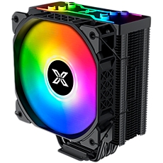 Air Killer Pro EN47895 Black, X22A FAN, ARGB Top Cover, Reinforced Plastic Steel Backplate, Mini ARGB LED Controller