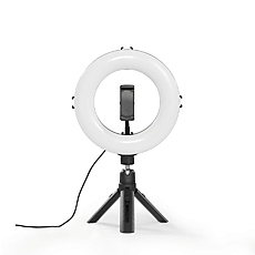Статив с LED светлина Hama "SpotLight Work Area 67", За смартфон и таблет