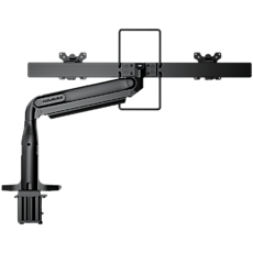 COUGAR DUO35 Heavy-Duty Dual Monitor Arm, Gas Spring, Stable and Smooth Motion, Silent, Micro Damper, 35" x 2, max 20kg