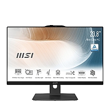 MSI Modern AM242 11M-860EU, AiO, i5-1135G7 2.4GHz, 23.8" IPS (1920x1080 FHD) AG, Built-in Webcam, RAM 8GB (up to 64GB), 512GB SSD M.2 PCIE, 1x 2.5” Storage Rapid Upgrade Design, WiFi, BT 5.1, Windows 11 Home, Heigh adj. 130 mm, 6.16 kg, VESA Mountable MSI Modern AM242 11M-860EU, AiO, i5-1135G7 2.4GHz, 23.8" IPS (1920x1080 FHD) AG, Built-in Webcam, RAM 8GB (up to 64GB), 512GB SSD M.2 PCIE, 1x 2.5” Storage Rapid Upgrade Design, WiFi, BT 5.1, Windows 11 Home, Heigh adj. 130 mm, 6.16 kg, VESA Mountable