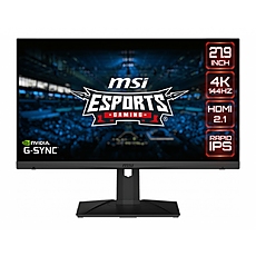 MSI Optix MAG281URF 27.9", FlatRapid IPS, 144HZ, 1ms, 4K, 3840x2160 (UHD), 16:9, G-SYNC Compatible, 36M, HDMI 2.1, KVM 2.0, Gaming OSD App MSI Optix MAG281URF 27.9", FlatRapid IPS, 144HZ, 1ms, 4K, 3840x2160 (UHD), 16:9, G-SYNC Compatible, 36M, HDMI 2.1, KVM 2.0, Gaming OSD App