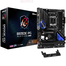 ASROCK MB Desktop B650E PG Riptide Wi Fi, AM5, 4x DDR5, 1x PCIe 5.0 x16, 1x PCIe 3.0 x16, 1x PCIe 4.0 x1, 1x Blazing M.2, 1x Hyper M.2, 1x M.2, 4x SATA3 6.0 Gb/s, 7.1 CH HD Audio, 1x HDMI, 2.5G LAN, 1x USB-C, 6x USB 3.2, 9x USB 2.0 ASROCK MB Desktop B650E PG Riptide Wi Fi, AM5, 4x DDR5, 1x PCIe 5.0 x16, 1x PCIe 3.0 x16, 1x PCIe 4.0 x1, 1x Blazing M.2, 1x Hyper M.2, 1x M.2, 4x SATA3 6.0 Gb/s, 7.1 CH HD Audio, 1x HDMI, 2.5G LAN, 1x USB-C, 6x USB 3.2, 9x USB 2.0