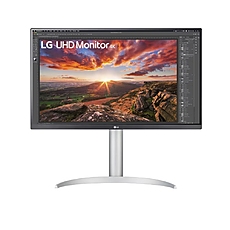 LG 27UP850N-W, 27" UHD 4K IPS, Anti-Glare, DCI-P3 95%, Cinema Screen, 5ms, 1200:1, 400 cd/m2, 3840x2160, HDR 400, MAXX Audio 5W x 2, USB type-C charging (up to 90W), HDMI, DisplayPort, AMD FreeSync, Headphone out, Tilt, Height (Range), Pivot LG 27UP850N-W, 27" UHD 4K IPS, Anti-Glare, DCI-P3 95%, Cinema Screen, 5ms, 1200:1, 400 cd/m2, 3840x2160, HDR 400, MAXX Audio 5W x 2, USB type-C charging (up to 90W), HDMI, DisplayPort, AMD FreeSync, Headphone out, Tilt, Height (Range), Pivot