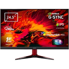Acer Nitro VG252QXbmiipx, 24.5" Wide IPS LED, Anti-Glare, ZeroFrame, G-Sync, 100M:1, 400nits, 1920x1080 FHD up to 240Hz, 1ms/0.5ms(Min.), 2xHDMI, DP, Audio out, Speakers 2x2W, Tilt, Black Acer Nitro VG252QXbmiipx, 24.5" Wide IPS LED, Anti-Glare, ZeroFrame, G-Sync, 100M:1, 400nits, 1920x1080 FHD up to 240Hz, 1ms/0.5ms(Min.), 2xHDMI, DP, Audio out, Speakers 2x2W, Tilt, Black