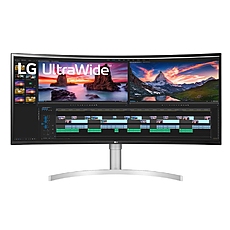LG 38WN95CP-W, 38" Curved 21:9 UltraWide, QHD Nano IPS(3840 x 1600) Anti-Glare, 1ms (GtG at Faster), 144 Hz, FreeSync Premium Pro, G-SYNC Compatible, 1000:1, 450cd/m2, DCI-P3 98%, HDR 10, HDMI, DisplayPort, USB3.0, Thunderbolt, Headphone Out, Height, Swi LG 38WN95CP-W, 38" Curved 21:9 UltraWide, QHD Nano IPS(3840 x 1600) Anti-Glare, 1ms (GtG at Faster), 144 Hz, FreeSync Premium Pro, G-SYNC Compatible, 1000:1, 450cd/m2, DCI-P3 98%, HDR 10, HDMI, DisplayPort, USB3.0, Thunderbolt, Headphone Out, Height, Swi