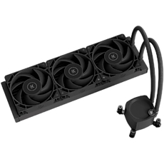 EK-Nucleus AIO CR360 Dark, 3x EK-FPT FAN 120 PWM fans, Rotatable Pump Top, Intel Sockets LGA: 1150, 1151, 1155, 1156, 1200, 1700, 2011, 2011-3, 2066, AMD Sockets: AM4, AM5, 5 Year Warranty EK-Nucleus AIO CR360 Dark, 3x EK-FPT FAN 120 PWM fans, Rotatable Pump Top, Intel Sockets LGA: 1150, 1151, 1155, 1156, 1200, 1700, 2011, 2011-3, 2066, AMD Sockets: AM4, AM5, 5 Year Warranty