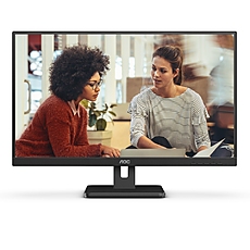 AOC 27E3UM, 27" VA WLED, 1920x1080@75Hz, 4ms GtG, 300cd/m2, 3000:1, DCR 20M:1, AdaptiveSync, FlickerFree, Low Blue Light, 2Wx2, Tilt, D-SUB, HDMI, DP, USB hub AOC 27E3UM, 27" VA WLED, 1920x1080@75Hz, 4ms GtG, 300cd/m2, 3000:1, DCR 20M:1, AdaptiveSync, FlickerFree, Low Blue Light, 2Wx2, Tilt, D-SUB, HDMI, DP, USB hub