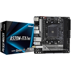 ASROCK Main Board Desktop A520M-ITX (AM4, 2xDDR4, 1x PCIe 3.0 x16, 1x M.2, 4x SATA3, 3x USB 2.0, 6x USB 3.2, GLAN, HDMI, DP, mATX)retail ASROCK Main Board Desktop A520M-ITX (AM4, 2xDDR4, 1x PCIe 3.0 x16, 1x M.2, 4x SATA3, 3x USB 2.0, 6x USB 3.2, GLAN, HDMI, DP, mATX)retail
