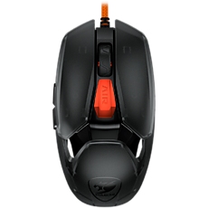 COUGAR AirBlader Tournament (Black) Gaming Mouse, PixArt PAW3399 Optical Gaming Sensor, 20000DPI, 2000Hz Poling Rate, 80M Clicks Gaming Switches, 6 Programmable Buttons, 62G Extreme Lightweight Design, Ultraflex Cable, Grip Tape, PTFE Skates, BOUNCE-ON Sy COUGAR AirBlader Tournament (Black) Gaming Mouse, PixArt PAW3399 Optical Gaming Sensor, 20000DPI, 2000Hz Poling Rate, 80M Clicks Gaming Switches, 6 Programmable Buttons, 62G Extreme Lightweight Design, Ultraflex Cable, Grip Tape, PTFE Skates, BOUNCE-ON Sy
